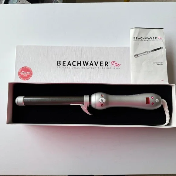 Beachwaver Pro 1" Rotating Curling Iron In Box With Instruction Manual - Picture 3 of 3